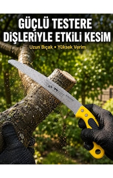 Bahçe Bıçkısı Keskin Çelik Diş Yapısıyla Pratik Kesim