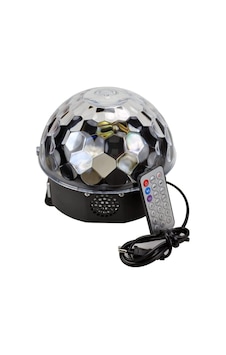 Parti Malzemesi Sese Duyarlı Bluetoothlu Led Küre Disko Topu Renkli Işıklı Lazer Görseldeki Renk Parti Malzemesi Sese Duyarlı Bluetoothlu Led Küre Disko Topu Renkli Işıklı Lazer Görseldeki Renk