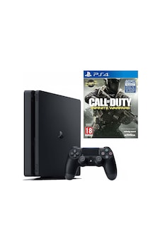 Playstation 4 Slim 500 GB Oyun Konsolu + Kol + Call Of Duty Infinite Warfare Ps4 Oyun (Teşhir) Playstation 4 Slim 500 GB Oyun Konsolu + Kol + Call Of Duty Infinite Warfare Ps4 Oyun (Teşhir)