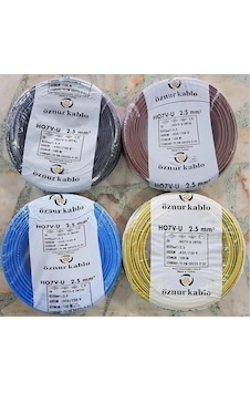 Öznur 2,5mm2 NYA KABLO ( 5 Metre ) Öznur 2,5mm2 NYA KABLO ( 5 Metre )