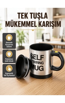 Akıllı Kendi Kendini Karıştıran Termal Kupa Paslanmaz Çelik Çokrenkli Akıllı Kendi Kendini Karıştıran Termal Kupa Paslanmaz Çelik Çokrenkli