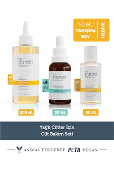 Yağlı Ciltler İçin Cilt Bakım Seti Tonik 200ml Niacemide 50ml Salicytic Acid 50ml Yağlı Ciltler İçin Cilt Bakım Seti Tonik 200ml Niacemide 50ml Salicytic Acid 50ml