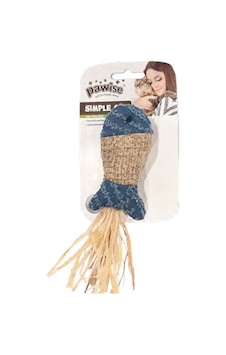 Pawise Simple Cat Hasır Kedi Oyuncağı Balık Pawise Simple Cat Hasır Kedi Oyuncağı Balık