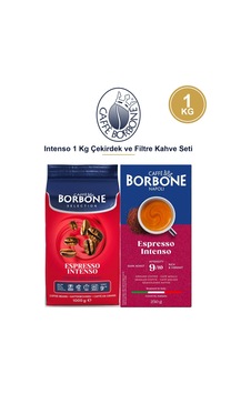 Caffe Borbone Espresso Intenso 1 Kg Çekirdek Kahve + Filtre Kahve Seti Napoli Usulü İtalyan Espresso Diğer Caffe Borbone Espresso Intenso 1 Kg Çekirdek Kahve + Filtre Kahve Seti Napoli Usulü İtalyan Espresso Diğer