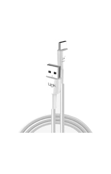 Linktech K607 USB Type-C 18W 3A 2MT Şarj Kablosu Beyaz Linktech K607 USB Type-C 18W 3A 2MT Şarj Kablosu Beyaz