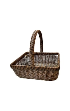 Gönül 3645.k Plastik Dikdörgen Sepet 29x22cm Kahverengi