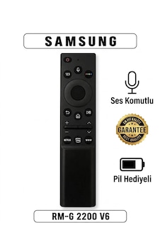 Samsung Uyumlu Sesli Kumanda Rmg-2200 V6 Pil Samsung Uyumlu Sesli Kumanda Rmg-2200 V6 Pil