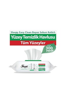 Sleepy Easy Clean Yüzey Temizlik Havlusu 3x100 Lü 300 Yaprak Tekli
