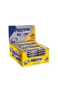 Muscle Station Supreme Crunchy Protein Bar 35 Gr 12 Adet - Tuzlu Karamel