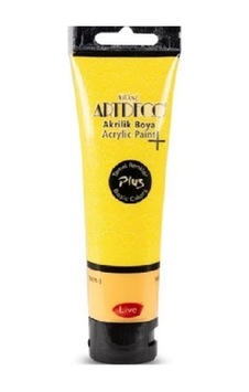 Plus Akrilik Boya 100ml Tüp Sarı 405