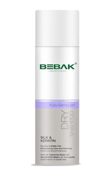 Bebak Dry Shampoo Silk And Keratin 200 ML
