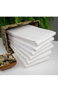 Lotus Home Tek Kişilik Ranforce Düz Beyaz Lüks Pamuklu Çarşaf + Yastık Kılıfı 1 Adet (50x70) Lotus Home Tek Kişilik Ranforce Düz Beyaz Lüks Pamuklu Çarşaf + Yastık Kılıfı 1 Adet (50x70)