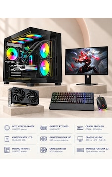 Symoon SYMOONPC0342 i5-14400F 8 GB 16 GB 1 TB SSD RTX5060 24.5" Dos Masüstü Oyuncu Bilgisayarı Symoon SYMOONPC0342 i5-14400F 8 GB 16 GB 1 TB SSD RTX5060 24.5" Dos Masüstü Oyuncu Bilgisayarı