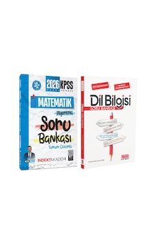 İndeks 2026 Kpss Matematik Ve Akm Dil Bilgisi Soru Bankası Seti 2 Kitap