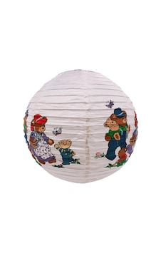 Japon Feneri - Ayıcık Ailesi Desenli Asma Süs Avize - 40 Cm Diğer Japon Feneri - Ayıcık Ailesi Desenli Asma Süs Avize - 40 Cm Diğer