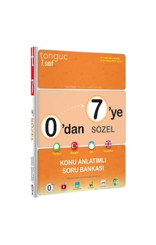 Tonguç 0'dan 7'ye Sözel Konu Anlatımlı Soru Bankası Sku: Smg8690010121318