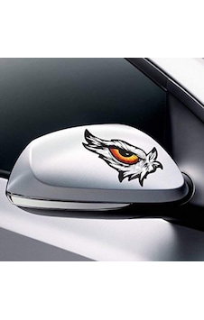 Kartal Gözleri Araba Oto Sticker Yapıştırma Renkli