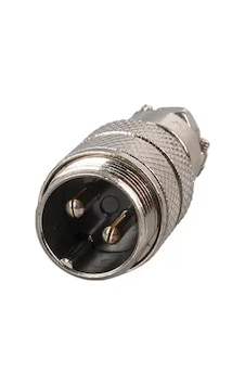 Sh Mayk Gx16-2 Pinli Metal Erkek Konnektör M16 - 16mm Najmaddin Sh Mayk Gx16-2 Pinli Metal Erkek Konnektör M16 - 16mm Najmaddin