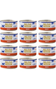 Nutri Feline Tavuk Etli Jöleli Tahılsız Yetişkin Kedi Konservesi 70 G X 12 Adet