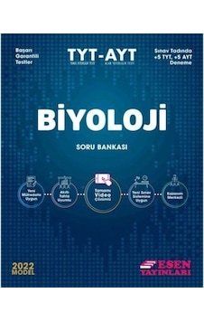 2022 TYT AYT Biyoloji Soru Bankası - Esen Yayıncılık 2022 TYT AYT Biyoloji Soru Bankası - Esen Yayıncılık