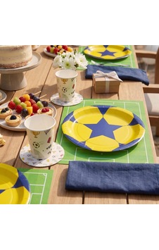 Play Sarı Lacivert Kağıt Tabak 22 Cm 12'li Paket Gri Play Sarı Lacivert Kağıt Tabak 22 Cm 12'li Paket Gri