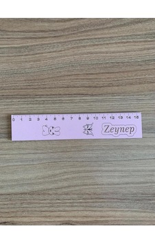 Ahşap Cetvel 3'lü Pembe Ahşap Cetvel 3'lü Pembe