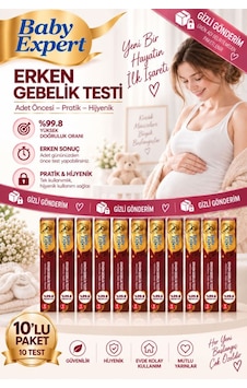 Erken Gebelik Testi %99.8 Kesin Sonuç X 10 Adet Erken Gebelik Testi %99.8 Kesin Sonuç X 10 Adet