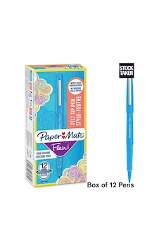 Papermate Flaır Fiber Uçlu Kalem Original Turkuaz / 12 Adet Papermate Flaır Fiber Uçlu Kalem Original Turkuaz / 12 Adet