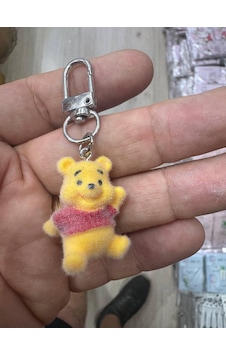 Winnie The Pooh Charm Anahtarlık Sevimli Ayıcık Çanta Süsü Hediye Aksesuarı