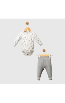 Tiffany Baby & Kids Tiffany Baby Kruvaze 2'li Takım 32020 Ekru
