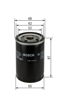 Nissan Micra 1.2 Bosch Yağ Filtresi K12 2003-2010 Nissan Micra 1.2 Bosch Yağ Filtresi K12 2003-2010