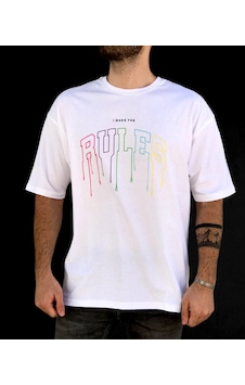 Insane Minds Oversize Beyaz Rules Baskı Tişört Beyaz Insane Minds Oversize Beyaz Rules Baskı Tişört Beyaz