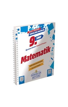 9.sınıf Matematik Öğrencim Defteri Murat Eğitim Yayınları