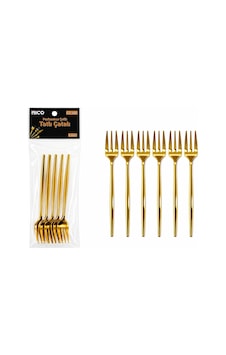 60 Parça Gold Tatlı Çatal Seti 13cm - 1 Paket İçinde 6 Adet Vardır - 10 Paket Gönderilir Bx40 Açık Mavi - Altın 60 Parça Gold Tatlı Çatal Seti 13cm - 1 Paket İçinde 6 Adet Vardır - 10 Paket Gönderilir Bx40 Açık Mavi - Altın