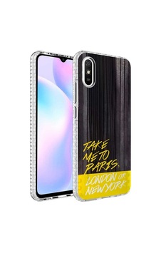 Xiaomi Redmi 9a Kılıf Airbag Kenarlı Renkli Desenli Silikon Zore Elegans Kapak NO3 Xiaomi Redmi 9a Kılıf Airbag Kenarlı Renkli Desenli Silikon Zore Elegans Kapak NO3