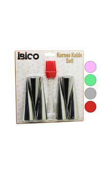 7pcs 6-korneo Kalıp - 1-silikon Fırça Pasta Dekorasyon Seti Çap:3.4cm X Uzunluk:12cm Çok Renkli 7pcs 6-korneo Kalıp - 1-silikon Fırça Pasta Dekorasyon Seti Çap:3.4cm X Uzunluk:12cm Çok Renkli