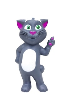 Konuşan Kedi Tom Ses Kaydeden Müzikli 23 Cm Oyuncak Konuşan  Kedi