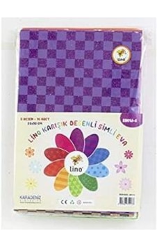 Lino Eva Simli Karışık Desenli Eva 10 Renk - 5 Desen - 20X30Cm Lino Eva Simli Karışık Desenli Eva 10 Renk - 5 Desen - 20X30Cm