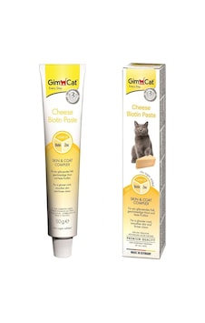Cheese Biotin Paste Peynirli Kedi Macunu 50 Gr Biyotin, Çinko Ve Keten Tohumu Yağı İle Parlak Tüy Ve Cilt Bakımı Destekli Tamamlayıcı Yem