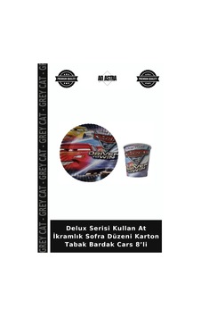 Delux Serisi Kullan At İkramlık Sofra Düzeni Karton Tabak Bardak Cars 8 Li Diğer Delux Serisi Kullan At İkramlık Sofra Düzeni Karton Tabak Bardak Cars 8 Li Diğer