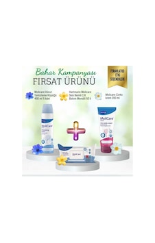 Molicare Vücut Temizleme Köpüğü 400 ML + Zinc Oxide Cream 200 ML + Islak Mendil Molicare Vücut Temizleme Köpüğü 400 ML + Zinc Oxide Cream 200 ML + Islak Mendil