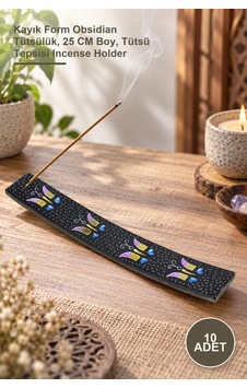 10 Adet Obsidian Taşı Kayık Tütsülük Kayık Form Obsidian Tütsülük, 25 Cm Boy, Tütsü Tepsisi Incense Holder 10 Adet Obsidian Taşı Kayık Tütsülük Kayık Form Obsidian Tütsülük, 25 Cm Boy, Tütsü Tepsisi Incense Holder