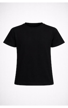 Dıgıl Kids Unisex Çocuk Düz Tişört Sade Siyah Dıgıl Kids Unisex Çocuk Düz Tişört Sade Siyah