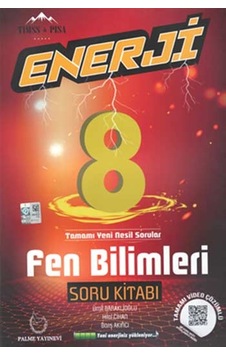 Palme 8. Sınıf Enerji Fen Bilimleri Soru Kitabı N11.8896 Palme 8. Sınıf Enerji Fen Bilimleri Soru Kitabı N11.8896