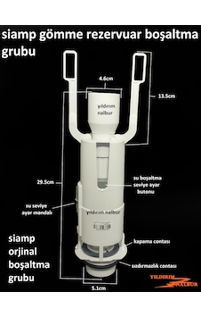 Siamp Gömme Rezervuar İç Takımı Tema Siamp Orta Göbek Yeni Model Siamp Gömme Rezervuar İç Takımı Tema Siamp Orta Göbek Yeni Model