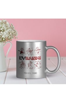 Kişiye Özel Mesleki Ev Hanımı Gümüş Yaldızlı Kupa Bardak - 2 Kişiye Özel Mesleki Ev Hanımı Gümüş Yaldızlı Kupa Bardak - 2
