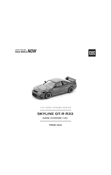 Nissan Skyline Gt-r R33 400r Dark Chrome Edition Prdc003 Diecast 1:64 Model Araba Nissan Skyline Gt-r R33 400r Dark Chrome Edition Prdc003 Diecast 1:64 Model Araba
