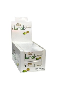 Nestle Damak Mini Antep Fıstıklı Sütlü Çikolata 20x33 Gr Nestle Damak Mini Antep Fıstıklı Sütlü Çikolata 20x33 Gr
