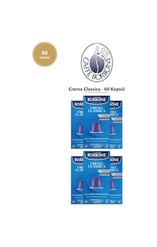 Caffe Borbone Crema Classica 60 Kapsül 6x10 - Nespresso Uyumlu Alüminyum Kapsül Kahve Tett 07.2027 Caffe Borbone Crema Classica 60 Kapsül 6x10 - Nespresso Uyumlu Alüminyum Kapsül Kahve Tett 07.2027