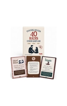 Çocuklar İçin 40 Hadis Ezber Kartları Çocuklar İçin 40 Hadis Ezber Kartları